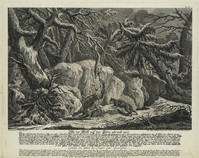 TvB G 4363
<br/>
Hoe de wolf naar het aas gelokt wordt
<br/>
<em>Ridinger, Johann Elias (1698-1767)</em>